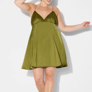 Women's Satin Mini Slip Dress - Wild Fable - NWT
